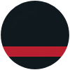 Пластик Rowmark Satins (0,8мм) Black / Red