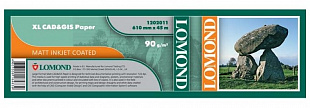 Lomond – матовая бумага для САПР и ГИС (610мм x 45м, 90г/кв.м, 1202011)
