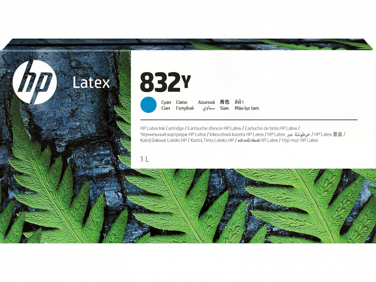 HP 832Y, картридж Cyan (4UV06A)