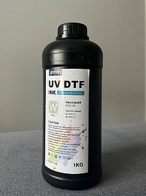 Grando PU Textile, UV DTF чернила White, 1л